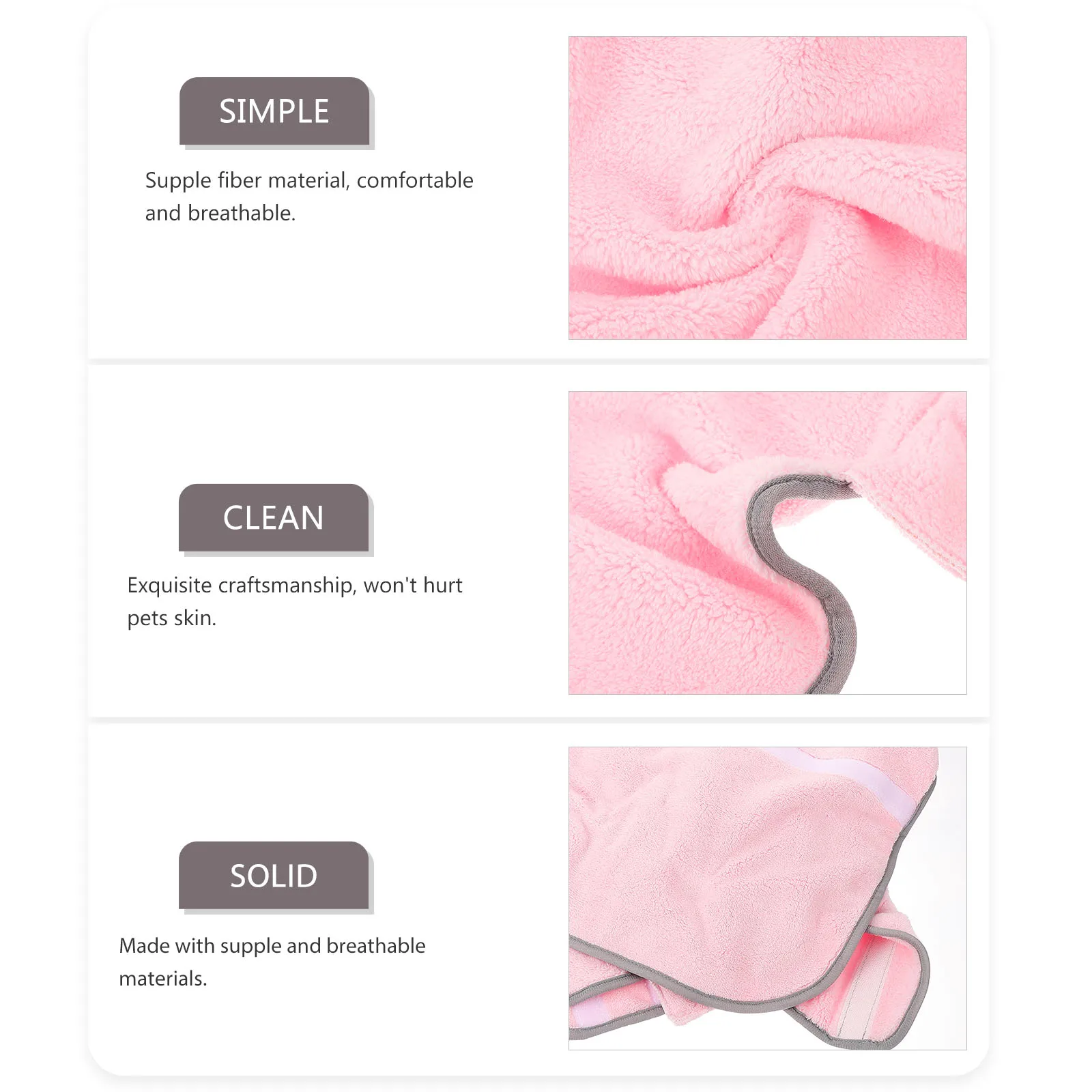 Pet Bathrobe Dog Towel Pink M Drying Absorbent Fiber Lightweight Puppy Robe Bath Clothes Grooming Supplies Pet Shampoo
Pet Bathrobe Dog Towel Pink M Drying Absorbent Fiber Lightweight Puppy Robe Bath Clothes Grooming Supplies Pet Shampoo
