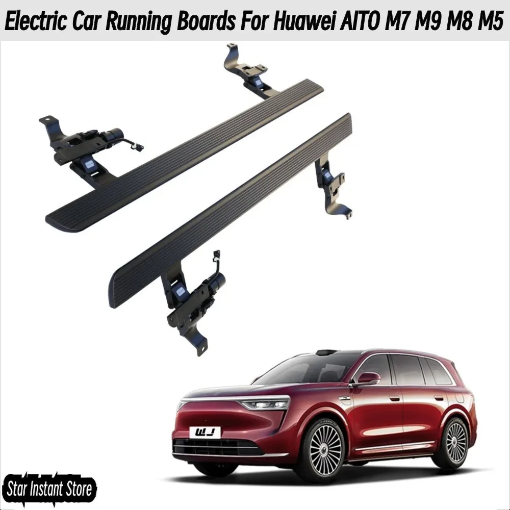Automatic Electric Retractable Running Boards for Huawei AITO M7 M9 M8 M5, Aluminum Alloy Side Steps, OEM Design Auto Sidebars
Automatic Electric Retractable Running Boards for Huawei AITO M7 M9 M8 M5, Aluminum Alloy Side Steps, OEM Design Auto Sidebars