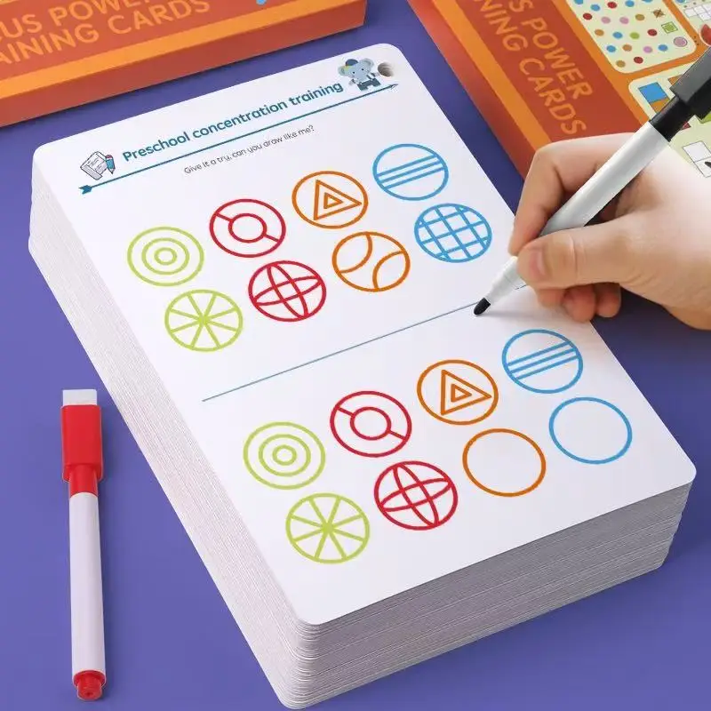 Magical Tracing Workbook Control Training Book Reusable Kids Tracing Cards Children Pen Control Colorful Fun Games For Ages 3-6
Magical Tracing Workbook Control Training Book Reusable Kids Tracing Cards Children Pen Control Colorful Fun Games For Ages 3-6