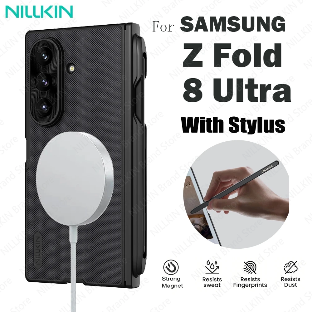 NILLKIN For Samsung Galaxy Z Fold 8 Ultra MagSafe Case Frosted Shield Shockproof Magnetic Cover For Z Fold8 Ultra With Stylus
NILLKIN For Samsung Galaxy Z Fold 8 Ultra MagSafe Case Frosted Shield Shockproof Magnetic Cover For Z Fold8 Ultra With Stylus