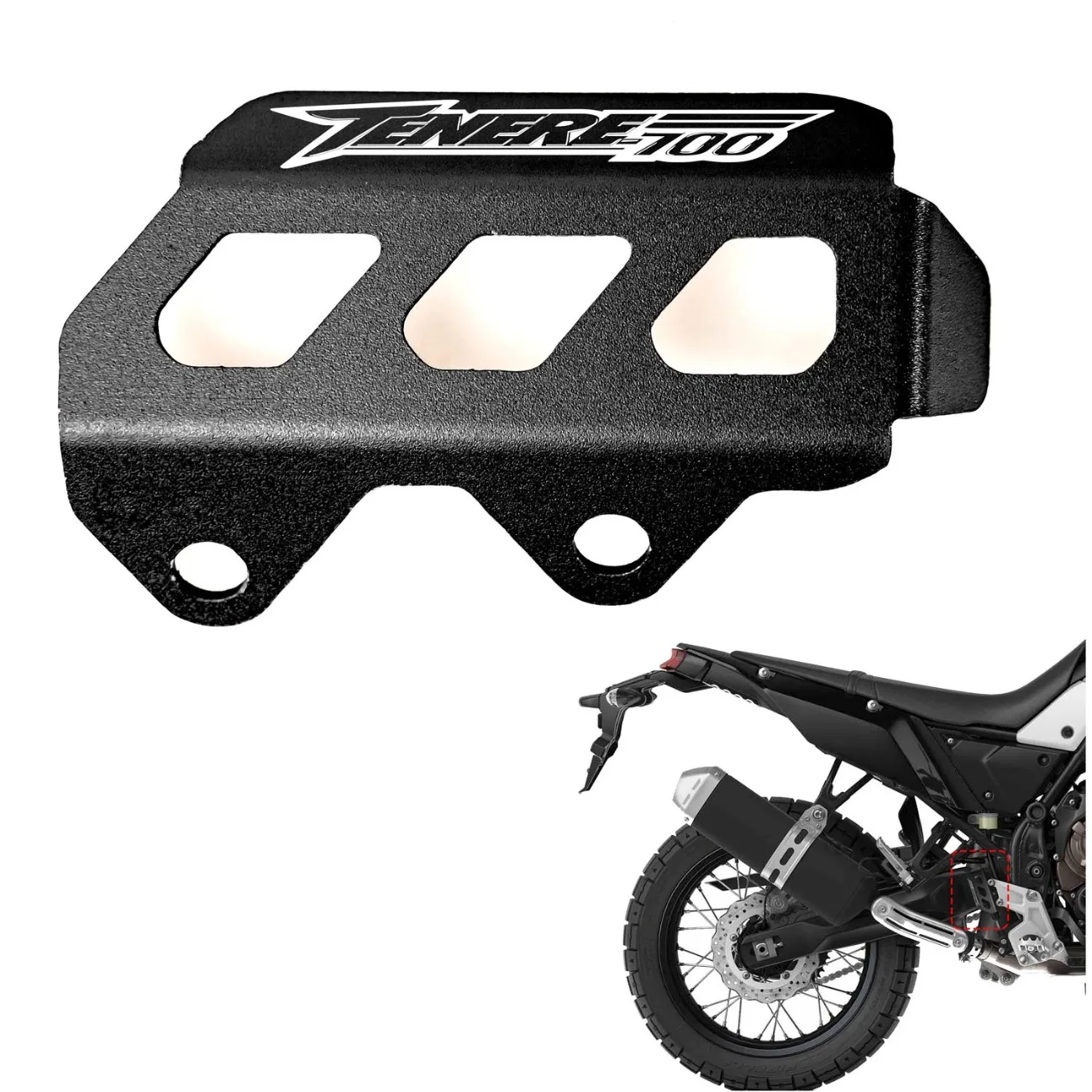 Cnc Aluminumrear Rear Brake Master Cylinder Guard Reservoir Protector Cover for yamaha Tenere 700 Xtz07 2019 - 2024
Cnc Aluminumrear Rear Brake Master Cylinder Guard Reservoir Protector Cover for yamaha Tenere 700 Xtz07 2019 - 2024