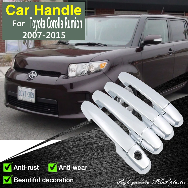 Хромированная накладка на дверную ручку для Toyota Corolla Rumion рукакус Scion Xb 2007 2008 2009 2015, автомобильные аксессуары, наклейки, декоративные наклейки
Хромированная накладка на дверную ручку для Toyota Corolla Rumion рукакус Scion Xb 2007 2008 2009 2015, автомобильные аксессуары, наклейки, декоративные наклейки