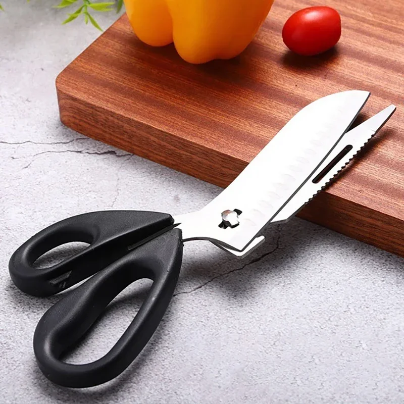 Stainless Steel Detachable Scissors Multi-Function Kitchen Food Shears Meat Fruit Cut Removable Kitchen Knife Home Hand Tool
