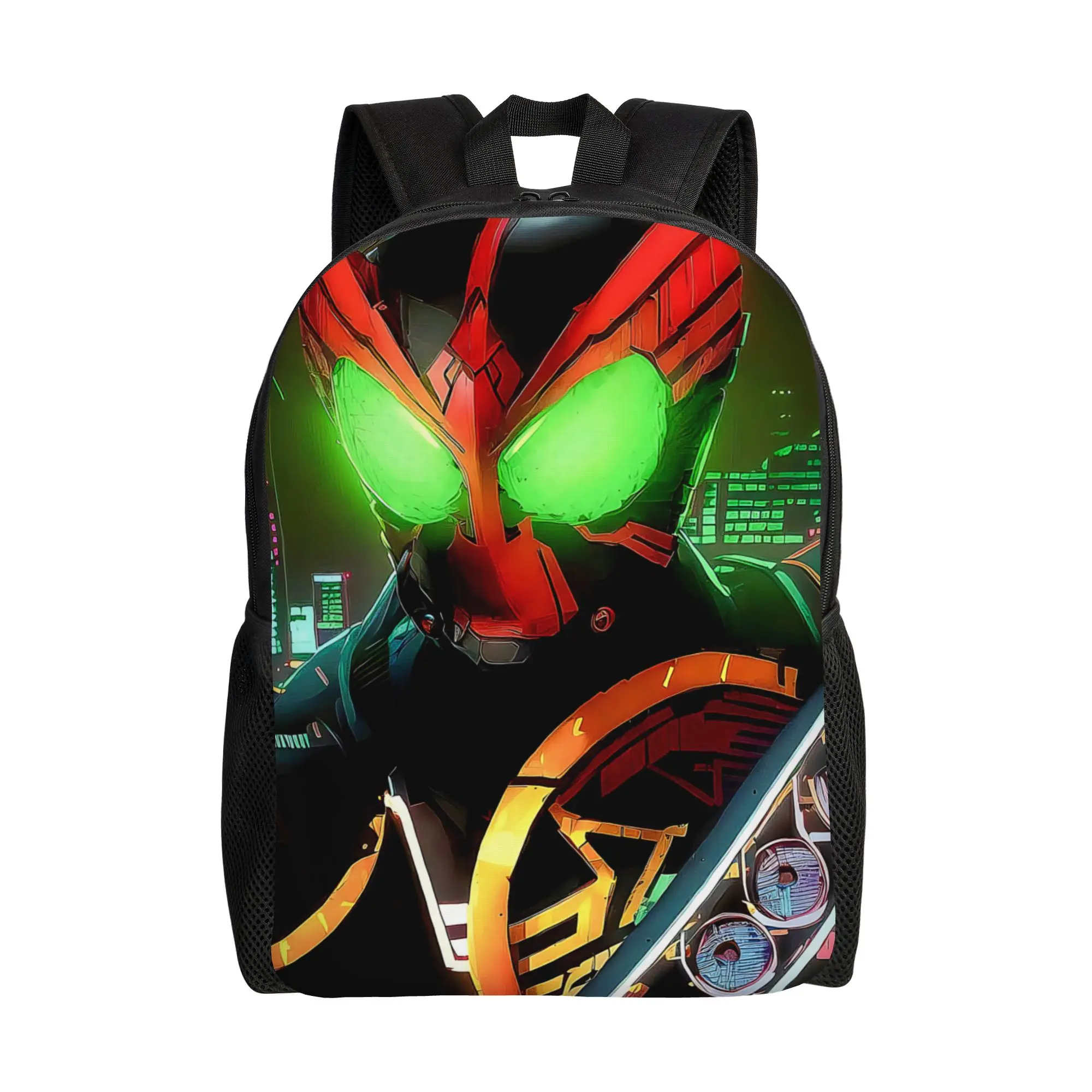 Bandai Kamen Rider OOO backpack ita bag mochila Harajuku Design Hiking Zipper Closure Rucksack
Bandai Kamen Rider OOO backpack ita bag mochila Harajuku Design Hiking Zipper Closure Rucksack