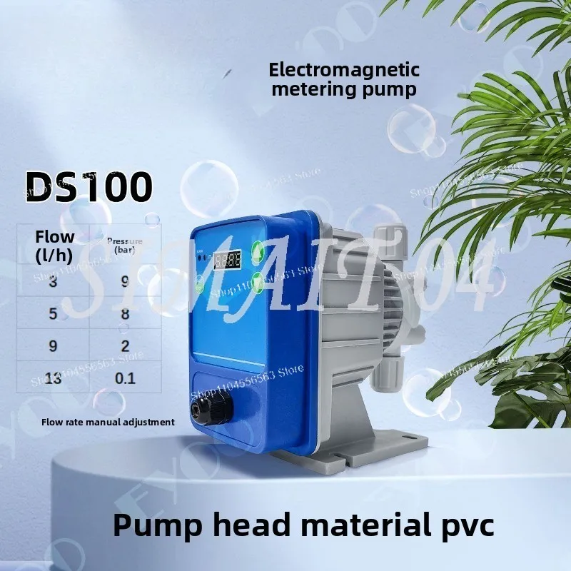Electromagnetic Diaphragm Metering Pump, Swimming Pool Dosing Pump, Sewage Treatment, Acid and Alkali Resistance
Electromagnetic Diaphragm Metering Pump, Swimming Pool Dosing Pump, Sewage Treatment, Acid and Alkali Resistance