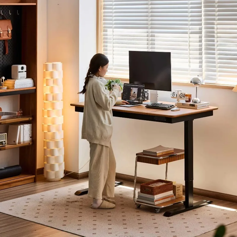 Multifunctional writing desk Height adjustable workbench, office solid wood workstation desk
Multifunctional writing desk Height adjustable workbench, office solid wood workstation desk