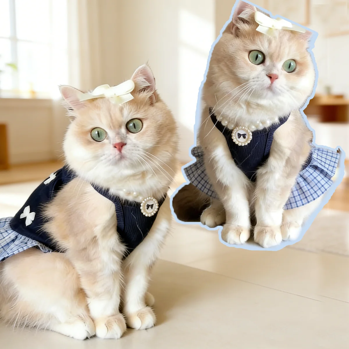 1Pc Pet Summer Lightweight Bowknot Dress Cats & Dogs Exquisite Princess-style Dress Teddy Bichon Frise Clothes
1Pc Pet Summer Lightweight Bowknot Dress Cats & Dogs Exquisite Princess-style Dress Teddy Bichon Frise Clothes