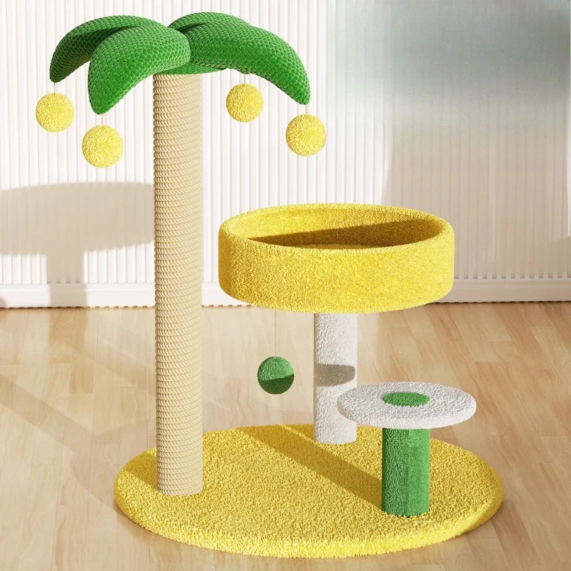 Cat litter cat tree integrated cat scratching column kitten toys
Cat litter cat tree integrated cat scratching column kitten toys