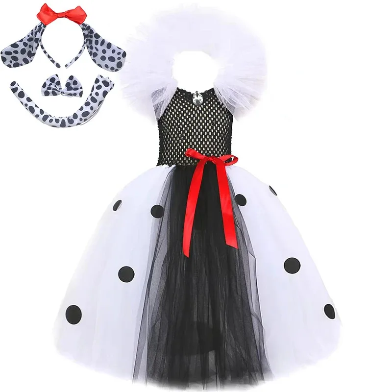 AD1 Dalmatian Long Tutu Dress for Girls Halloween Christmas Costumes Kids Full Length Spotted Dog Tutus Outfit with Ears Bo5@rD~
AD1 Dalmatian Long Tutu Dress for Girls Halloween Christmas Costumes Kids Full Length Spotted Dog Tutus Outfit with Ears Bo5@rD~
