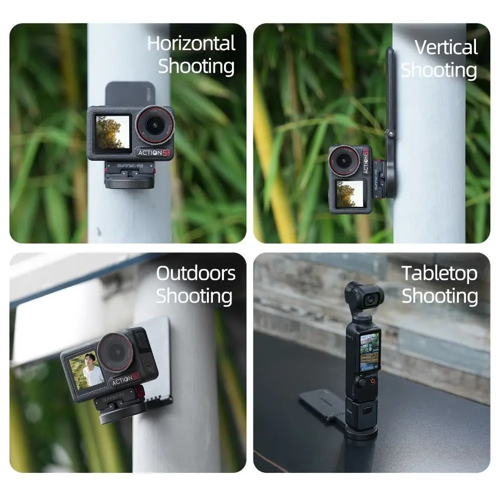 Rotatable Magnetic Bracket Adjustable Universal Mount Base Quick-reslease for DJI Osmo 360/Action 5Pro/Pocket 3/Insta360 X5
Rotatable Magnetic Bracket Adjustable Universal Mount Base Quick-reslease for DJI Osmo 360/Action 5Pro/Pocket 3/Insta360 X5