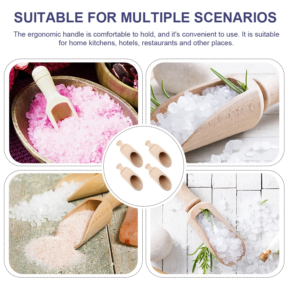 6 Pcs Milk Powder Wooden Spoon Ergonomic Handle Spoons Salt Tablespoon Portable Bath Scoop
6 Pcs Milk Powder Wooden Spoon Ergonomic Handle Spoons Salt Tablespoon Portable Bath Scoop