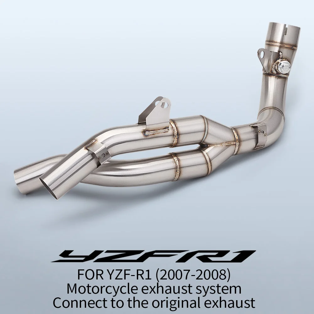 Suitable for 2007-2008 R1 YZF-R1 YZF R1 motorcycle exhaust pipe R1 original exhaust connection pipe
Suitable for 2007-2008 R1 YZF-R1 YZF R1 motorcycle exhaust pipe R1 original exhaust connection pipe