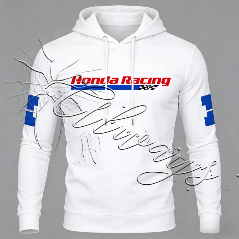 Осень/зима 2026, новая модная уличная мотоциклетная одежда Honda Racing Sports, тонкая мужская одежда MOTO, теплая толстовка с капюшоном для бездорожья
Осень/зима 2026, новая модная уличная мотоциклетная одежда Honda Racing Sports, тонкая мужская одежда MOTO, теплая толстовка с капюшоном для бездорожья