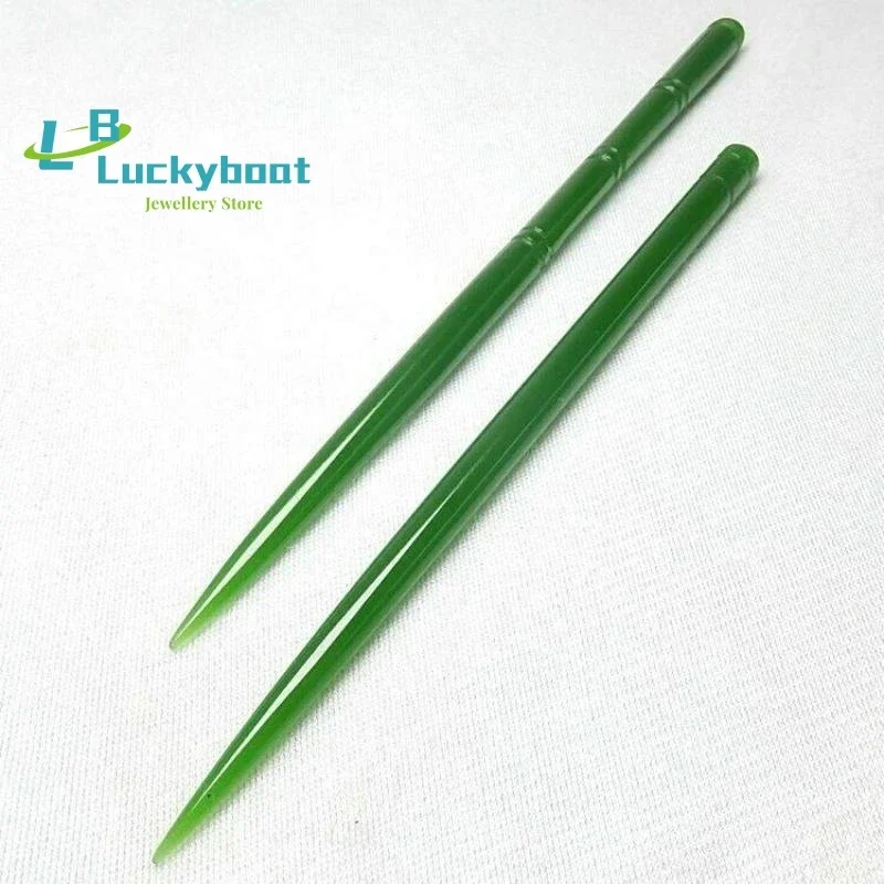 China Jade Green Bamboo Hairpin Jade Hairpin Head Ornaments Girl Hair Accessorie
China Jade Green Bamboo Hairpin Jade Hairpin Head Ornaments Girl Hair Accessorie