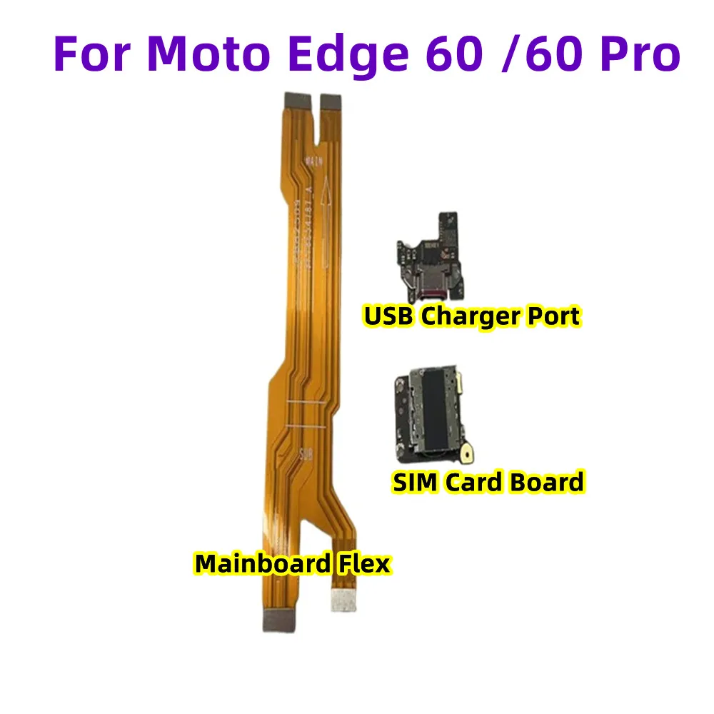 Для Motorola Moto Edge 60 Pro Stylus 60 Fusion 60S USB-порт для зарядного устройства, док-станция для зарядки SIM-карты, плата ЖК-дисплея, материнская плата, гибкий кабель
Для Motorola Moto Edge 60 Pro Stylus 60 Fusion 60S USB-порт для зарядного устройства, док-станция для зарядки SIM-карты, плата ЖК-дисплея, материнская плата, гибкий кабель