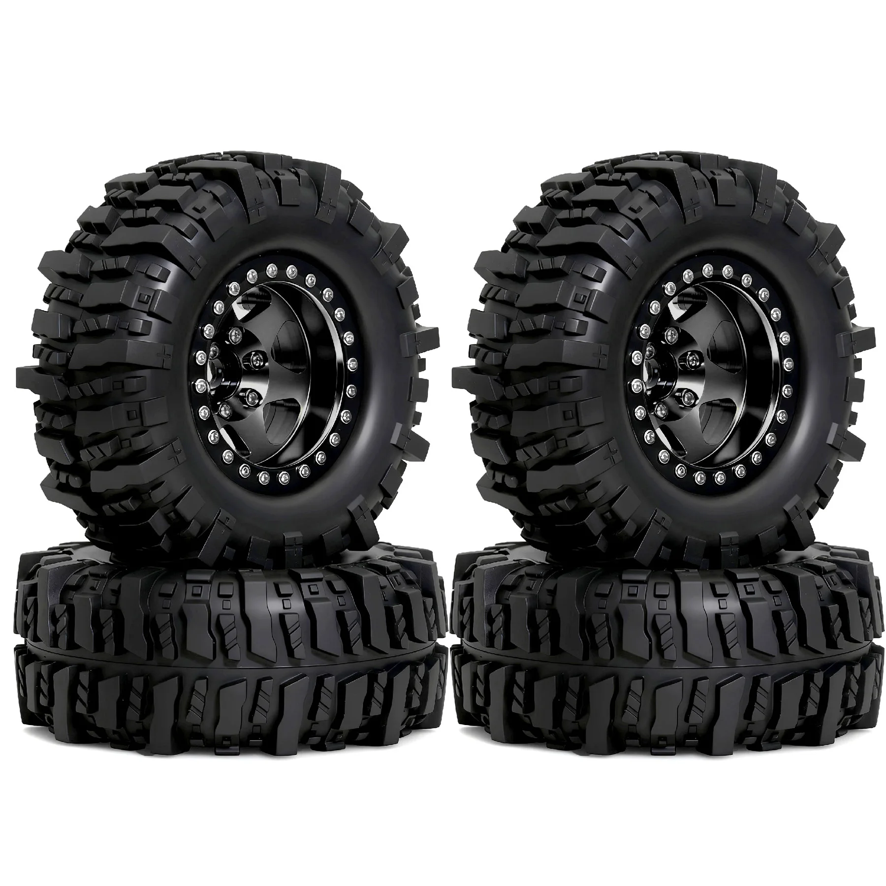 Metal 1.9 Beadlock Wheel Rim 95mm off-road Tires Set for 1/10 RC Crawler Car Axial SCX10 III AXI03007 90046 TRX-4 Redcat GEN 8
Metal 1.9 Beadlock Wheel Rim 95mm off-road Tires Set for 1/10 RC Crawler Car Axial SCX10 III AXI03007 90046 TRX-4 Redcat GEN 8
