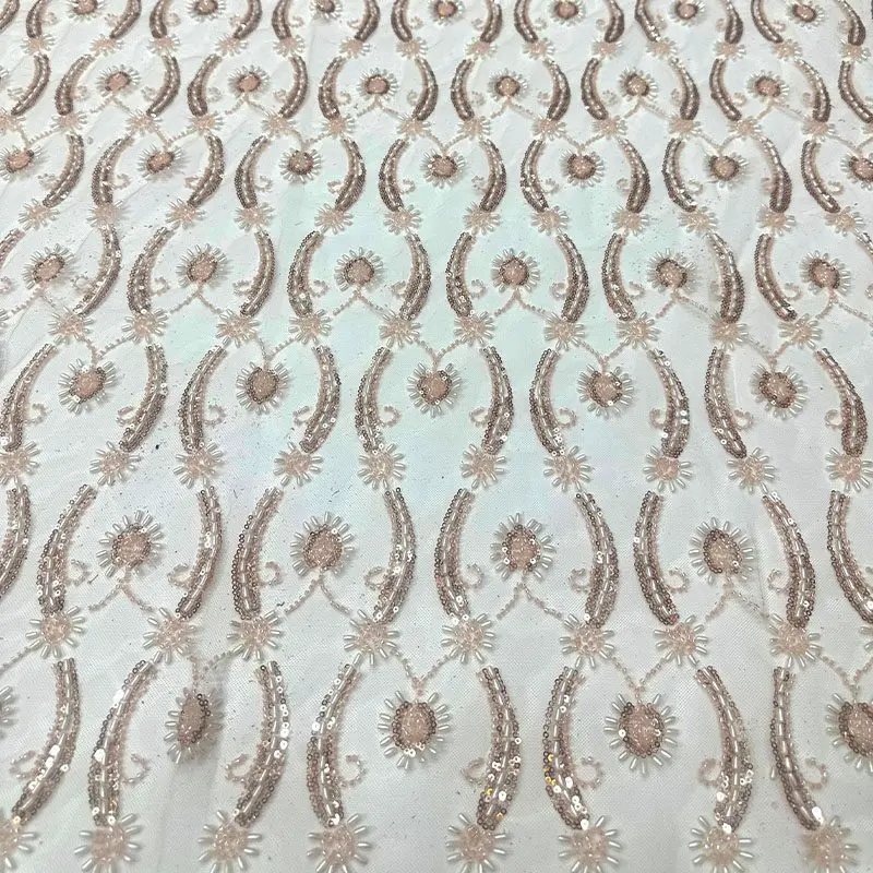 Beading Sequin Mesh Bead Tube Embroidery Fabric for Wedding Dress Clothing Design Cloth Diy By The Yard Sewing Material
Beading Sequin Mesh Bead Tube Embroidery Fabric for Wedding Dress Clothing Design Cloth Diy By The Yard Sewing Material