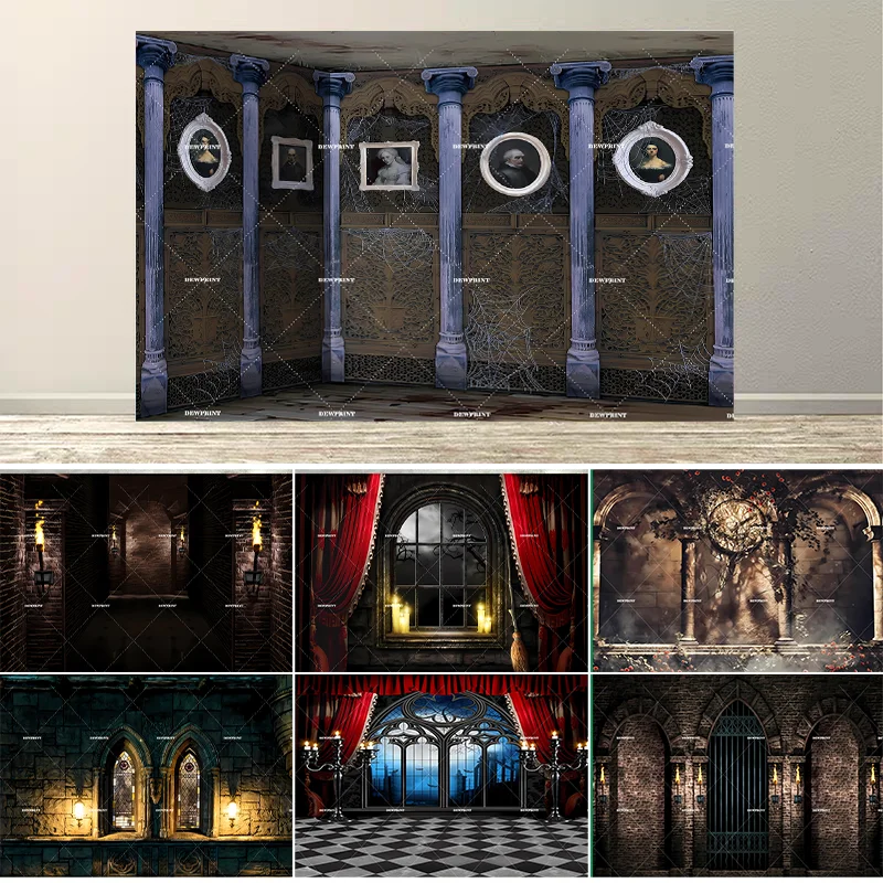 Dewprint Gothic background Medieval retro Halloween haunted house background party decorations and photography studio props
Dewprint Gothic background Medieval retro Halloween haunted house background party decorations and photography studio props