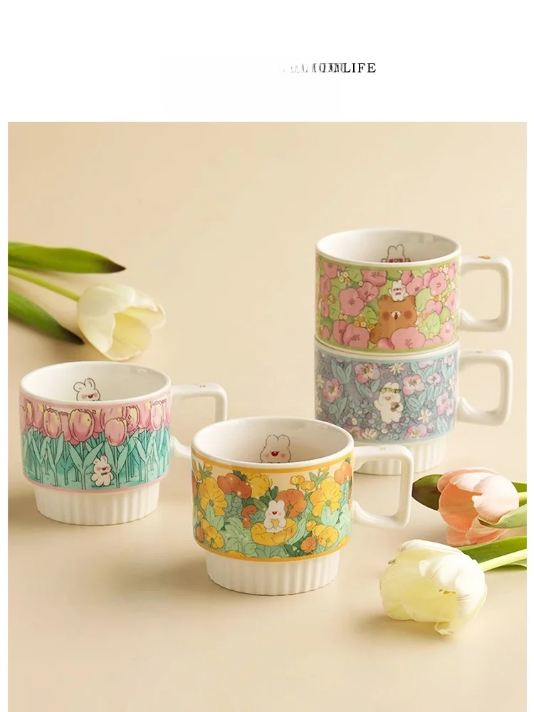 Tlife Ceramic Mugs Coffee Cups with Cartoon Rabbit Design High Aesthetic Value Home Use Sentimental Feelings Chinese Brand
Tlife Ceramic Mugs Coffee Cups with Cartoon Rabbit Design High Aesthetic Value Home Use Sentimental Feelings Chinese Brand