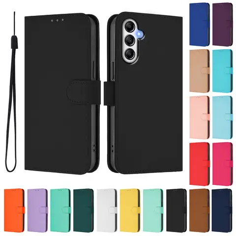 Flip Wallet Leather Case For Samsung Galaxy A54 A04 A14 A04S A04E A24 A34 A13 4g 5g A23 A33 A53 A73 With Card Slots Back Cover