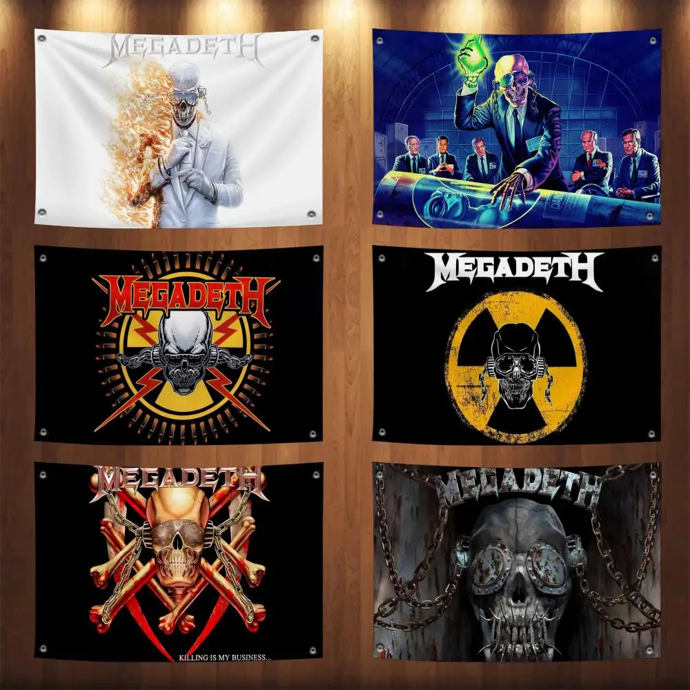 M-MegadethS Heavy Rock Band Flags No-installation Foldable Flag, Personalized Logo Banner for Dorm, Outdoor Picnics, Balconies
M-MegadethS Heavy Rock Band Flags No-installation Foldable Flag, Personalized Logo Banner for Dorm, Outdoor Picnics, Balconies