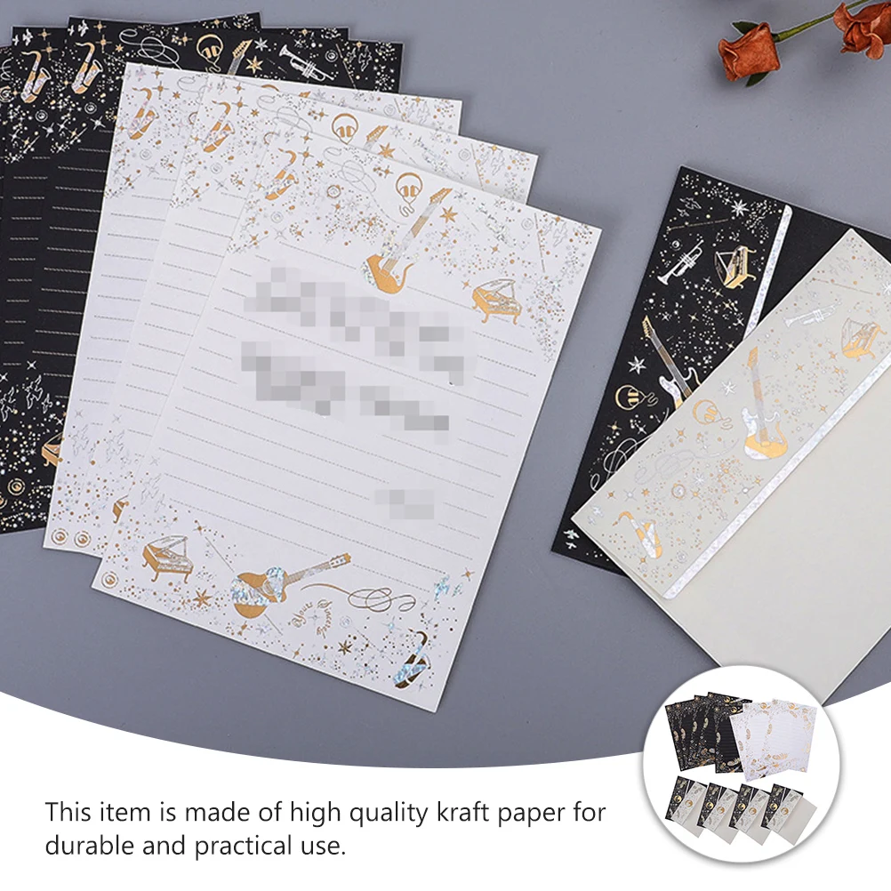 Envelope Stationery Set Letter Paper with Envelopes Writing Western Style White Kraft Note Gift
Envelope Stationery Set Letter Paper with Envelopes Writing Western Style White Kraft Note Gift