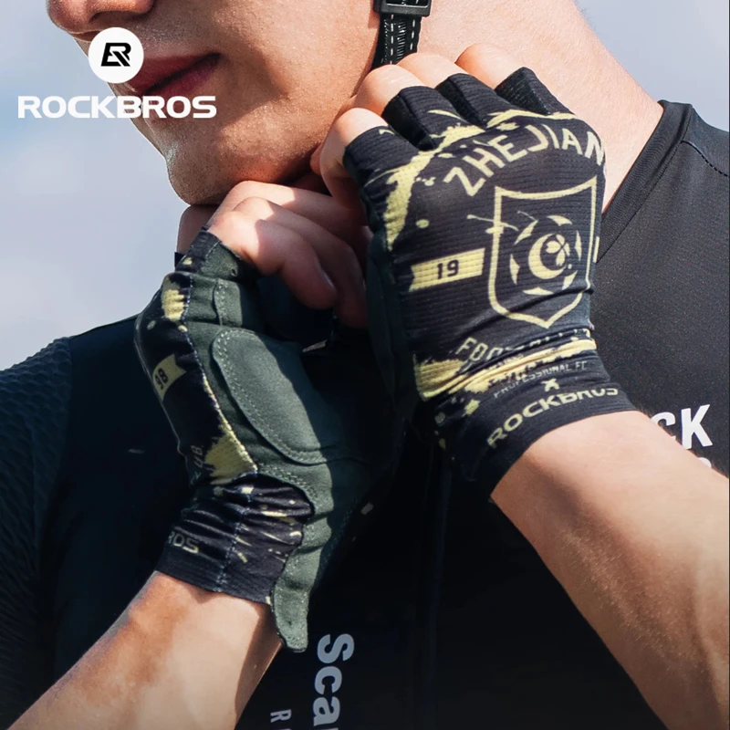 ROCKBROS Cycling Short Finger Gloves Shockproof Breathable Bike Gloves with SBR Shock Absorbing Palm Pad High Elasticity Gloves
ROCKBROS Cycling Short Finger Gloves Shockproof Breathable Bike Gloves with SBR Shock Absorbing Palm Pad High Elasticity Gloves