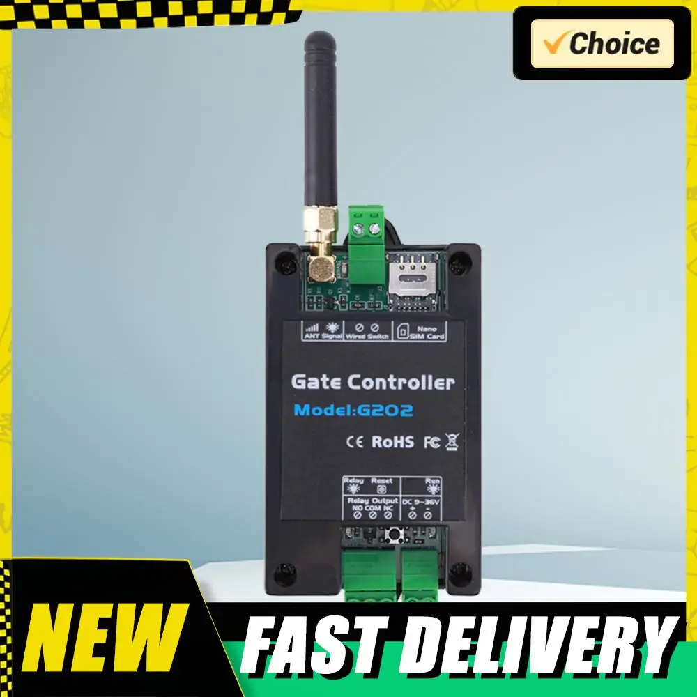 G202 GSM Gate Opener WiFi Controller GSM Remote Control Gate Opener Accessories Mobile Phone 4G Remote for Garage Doors Shutters
G202 GSM Gate Opener WiFi Controller GSM Remote Control Gate Opener Accessories Mobile Phone 4G Remote for Garage Doors Shutters