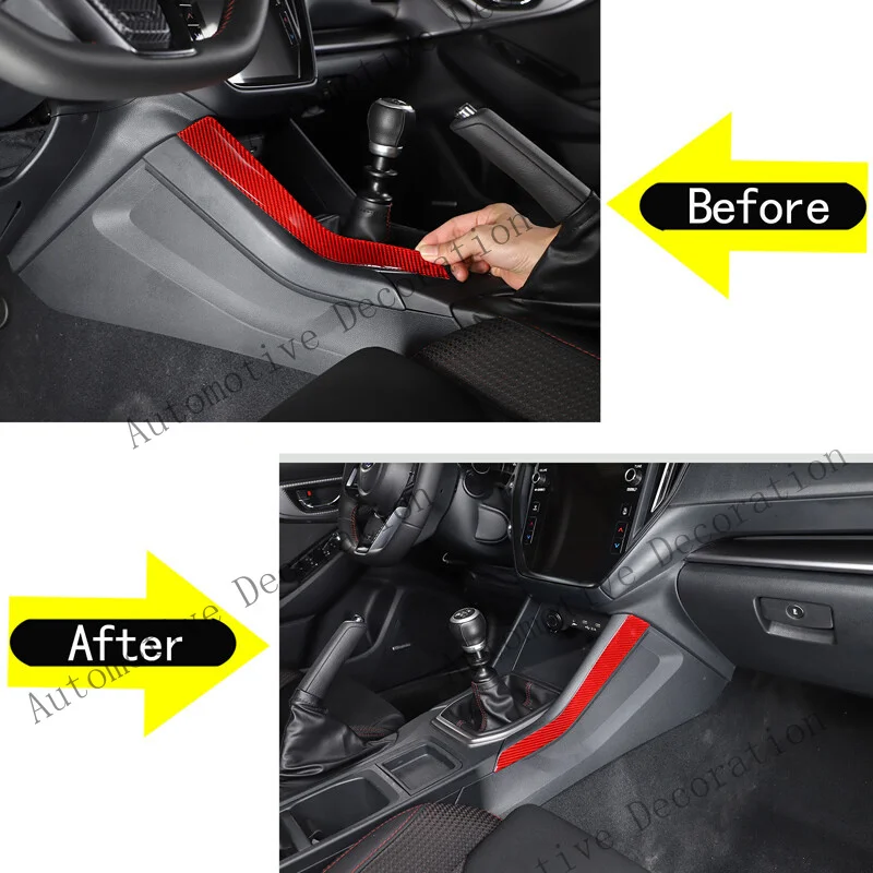 Z+ Red Carbon Fiber Center Console Gear Side Trim Strip For Subrau WRX 2022-2023
Z+ Red Carbon Fiber Center Console Gear Side Trim Strip For Subrau WRX 2022-2023