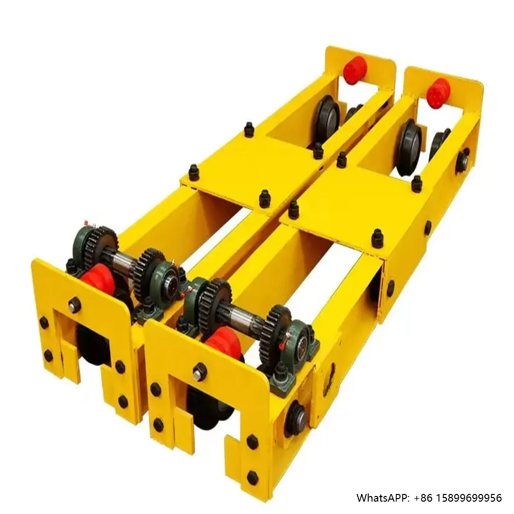 Heavy Duty Overhead Crane End Carriage with Wheel Assembly and Motor Crane End Trucks
Heavy Duty Overhead Crane End Carriage with Wheel Assembly and Motor Crane End Trucks