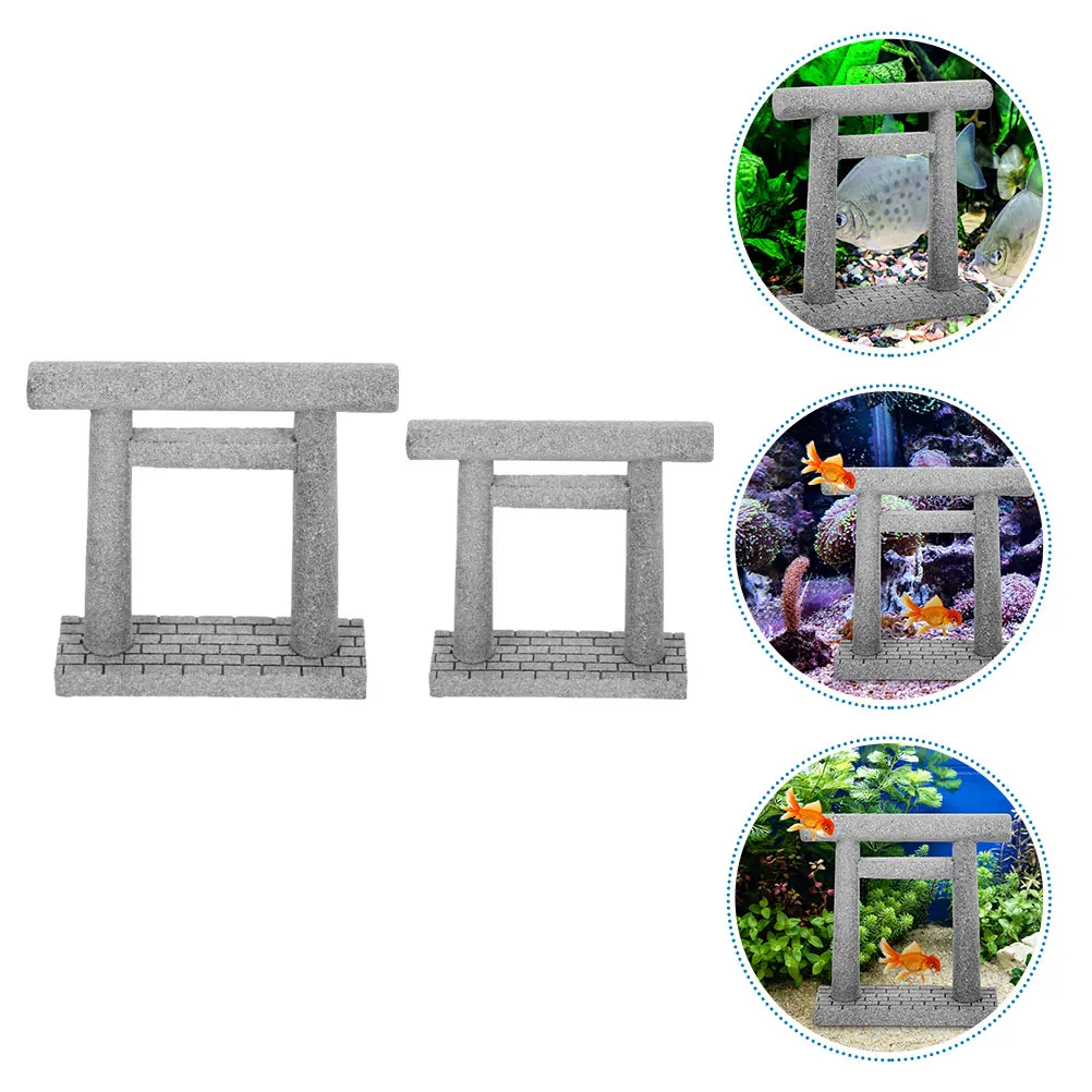 2pcs Japanese Gate Simulation Stone Statue Micro Landscape Fish Tank Ornament Zen Style Miniature House Decor Garden
2pcs Japanese Gate Simulation Stone Statue Micro Landscape Fish Tank Ornament Zen Style Miniature House Decor Garden