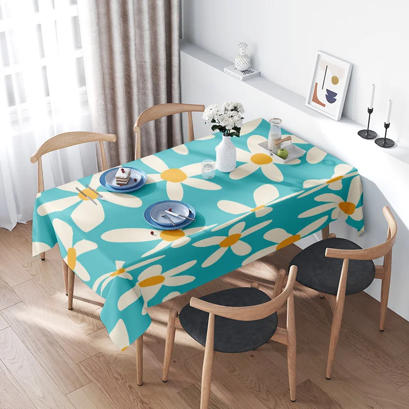 Modern Floral Tablecloth Durable Polyester Flower Print for Dining Room Decorations
Modern Floral Tablecloth Durable Polyester Flower Print for Dining Room Decorations