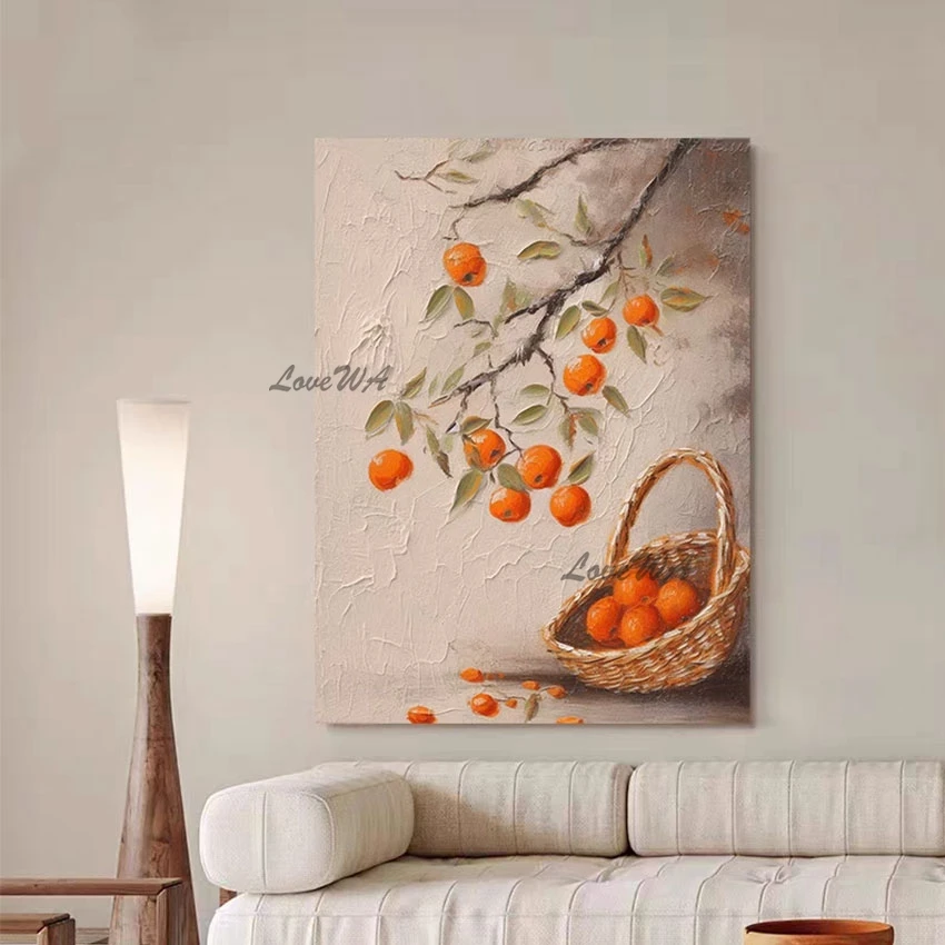 Impressionist Still Life Decoration Painting, Green Leaf Scenery Abstract Art Picture No Framed Canvas Artwork, Fruit Trees Wall
Impressionist Still Life Decoration Painting, Green Leaf Scenery Abstract Art Picture No Framed Canvas Artwork, Fruit Trees Wall