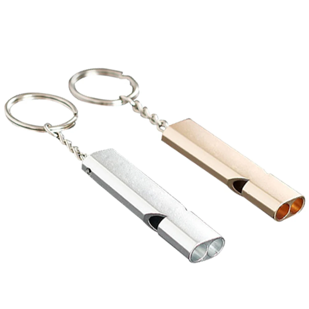 2 pcs Survival Loud Emergency Outdoor Hiking Metal Underwater Durable Compact Survival Whistle Keychain
2 pcs Survival Loud Emergency Outdoor Hiking Metal Underwater Durable Compact Survival Whistle Keychain