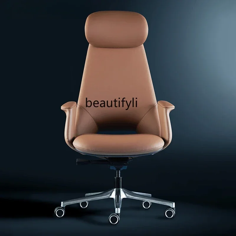 Q Italian style, genuine leather boss office, study computer, cowhide class, president seat can lie down
Q Italian style, genuine leather boss office, study computer, cowhide class, president seat can lie down