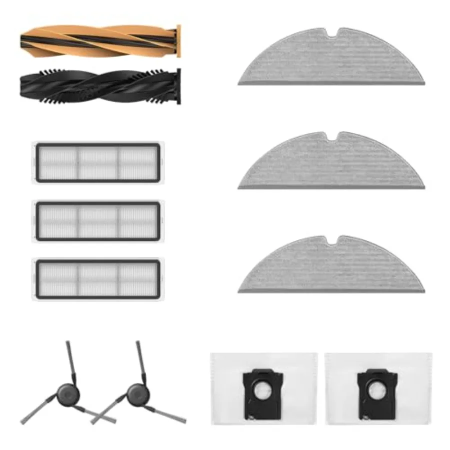 Robotic Vacuum Accessory Kit for D20 Pro Plus with Premium Materials in Black Color Enhanced Cleaning Performance and Long-Last
Robotic Vacuum Accessory Kit for D20 Pro Plus with Premium Materials in Black Color Enhanced Cleaning Performance and Long-Last