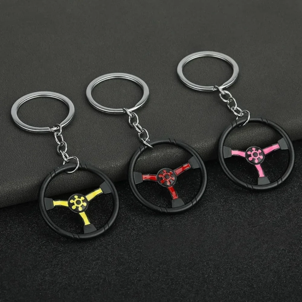 Creative Car Enthusiast Mini Metal Cute Keychain Auto Steering Wheel Pendant Key Personalized Keyring Ring Accessories Gift
Creative Car Enthusiast Mini Metal Cute Keychain Auto Steering Wheel Pendant Key Personalized Keyring Ring Accessories Gift