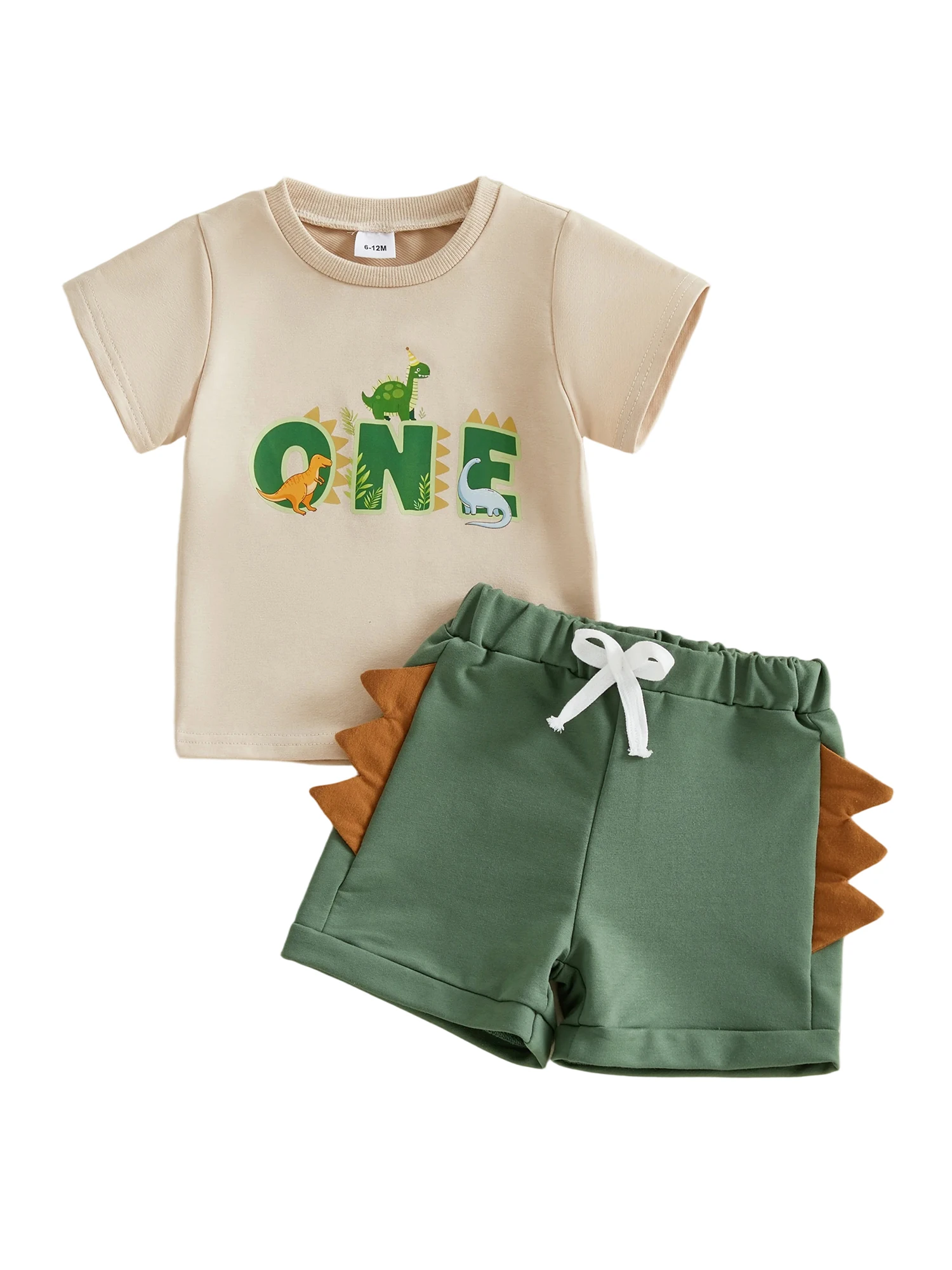 Baby Boys 2nd Birthday Outfit Summer Dino Print Tee and Shorts Set Toddler Boys Short Sleeve Round Neck Clothes
Baby Boys 2nd Birthday Outfit Summer Dino Print Tee and Shorts Set Toddler Boys Short Sleeve Round Neck Clothes