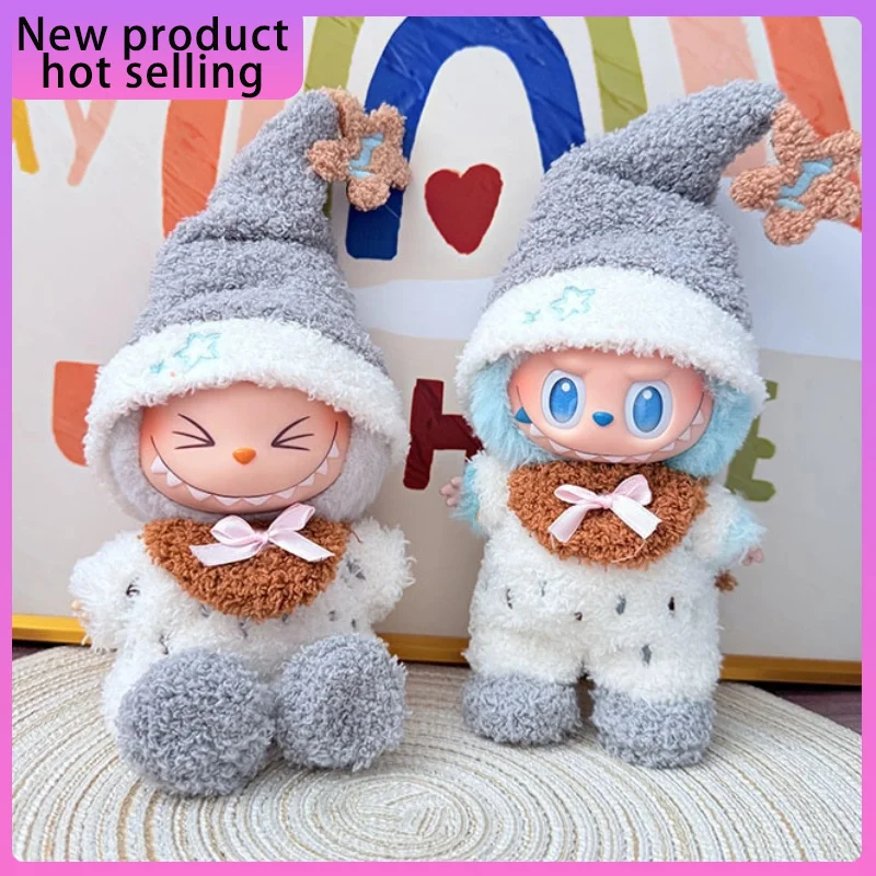 Suitable For Labubu15-17cm First Second Third Generation Cloth Cute Pentagram Gray Jumpsuit Dolls Clothes Hat Dolls Accessories
Suitable For Labubu15-17cm First Second Third Generation Cloth Cute Pentagram Gray Jumpsuit Dolls Clothes Hat Dolls Accessories
