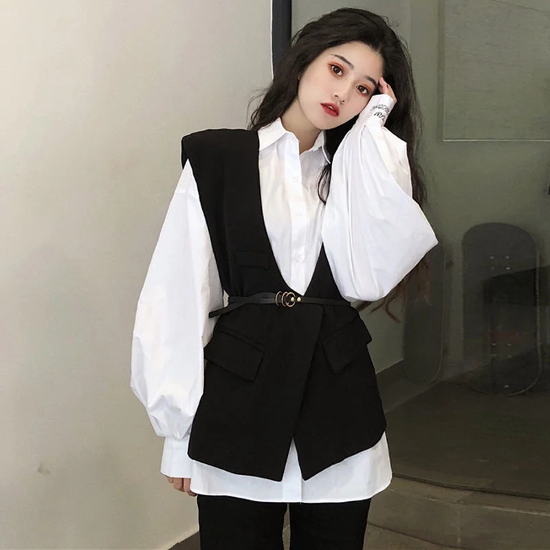 Women's 2023 Retro Sleeve Shirt Vest Blusas Clothes for Women Tops Shirts Blouses
Women's 2023 Retro Sleeve Shirt Vest Blusas Clothes for Women Tops Shirts Blouses