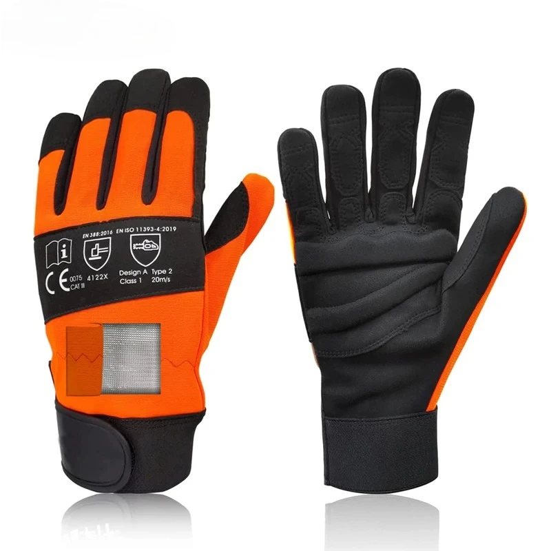 1 Pair Leather Chainsaw Safety Work Gloves Saw Protection On Both Hands Back Cut-resistant Mechanic Glove Thick Eva Padded
1 Pair Leather Chainsaw Safety Work Gloves Saw Protection On Both Hands Back Cut-resistant Mechanic Glove Thick Eva Padded