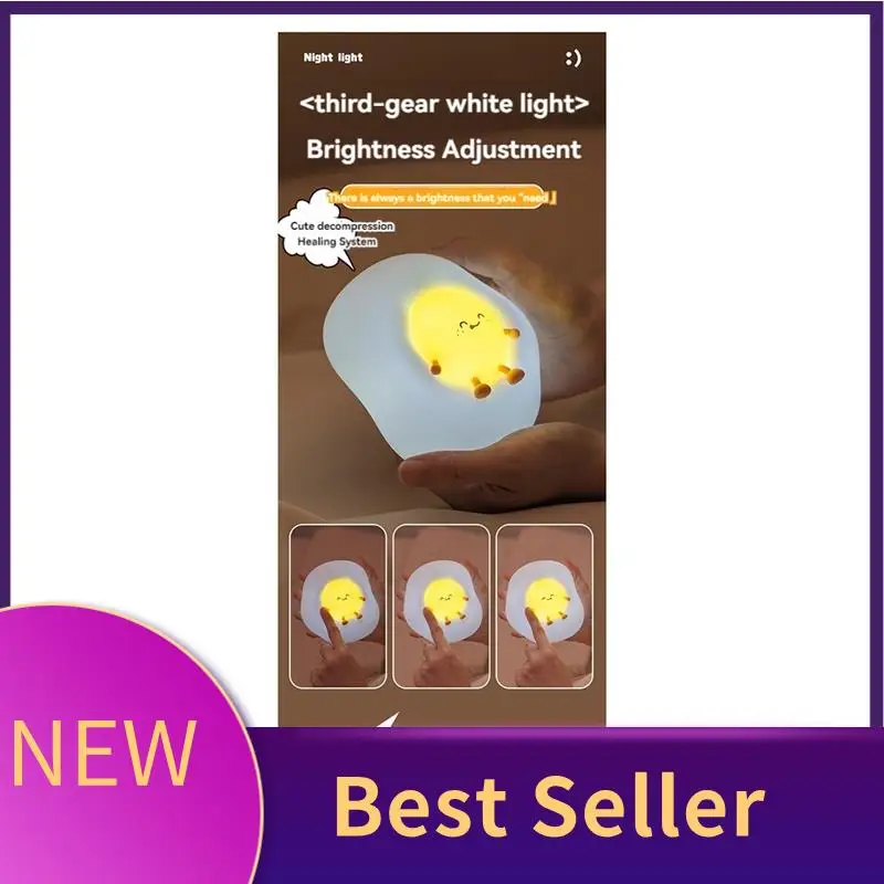 ABHI-Egg Chicken Silicone Pat Lamp USB Night Light Nursing Light Cartoon Egg Children Led Table Lamp Decoration Home
ABHI-Egg Chicken Silicone Pat Lamp USB Night Light Nursing Light Cartoon Egg Children Led Table Lamp Decoration Home