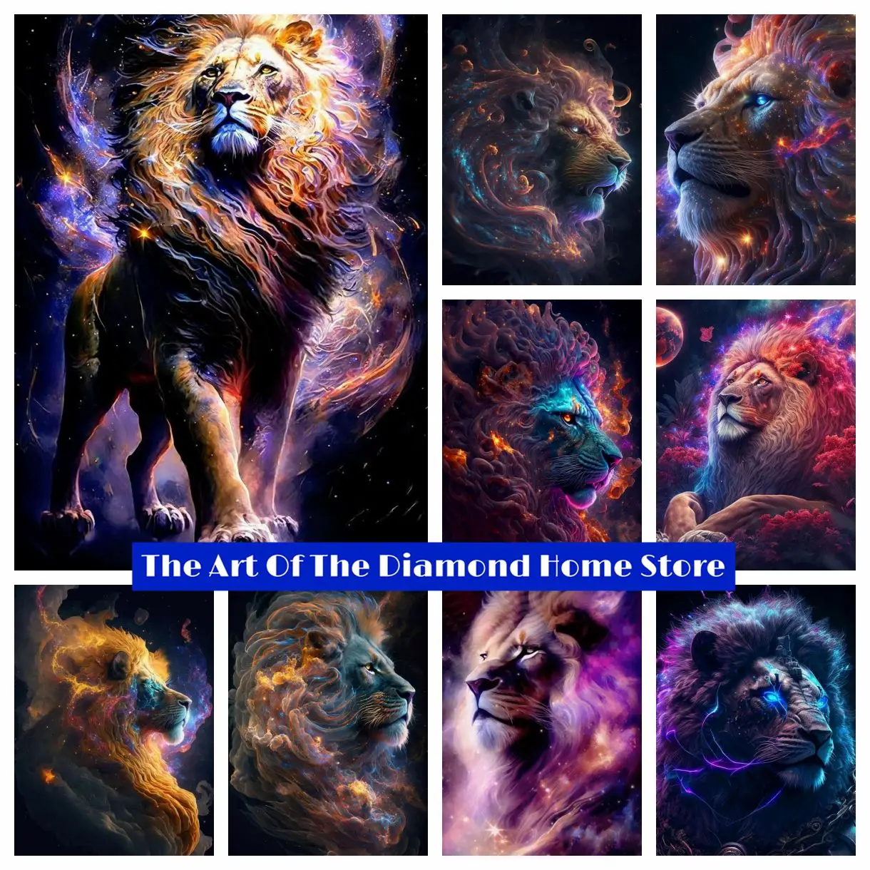 Starlight Lion 5D DIY AB Drills Diamond Painting Animal Art Embroidery Cross Stitch Mosaic Children's Gifts Home Decor 2023 New
Starlight Lion 5D DIY AB Drills Diamond Painting Animal Art Embroidery Cross Stitch Mosaic Children's Gifts Home Decor 2023 New