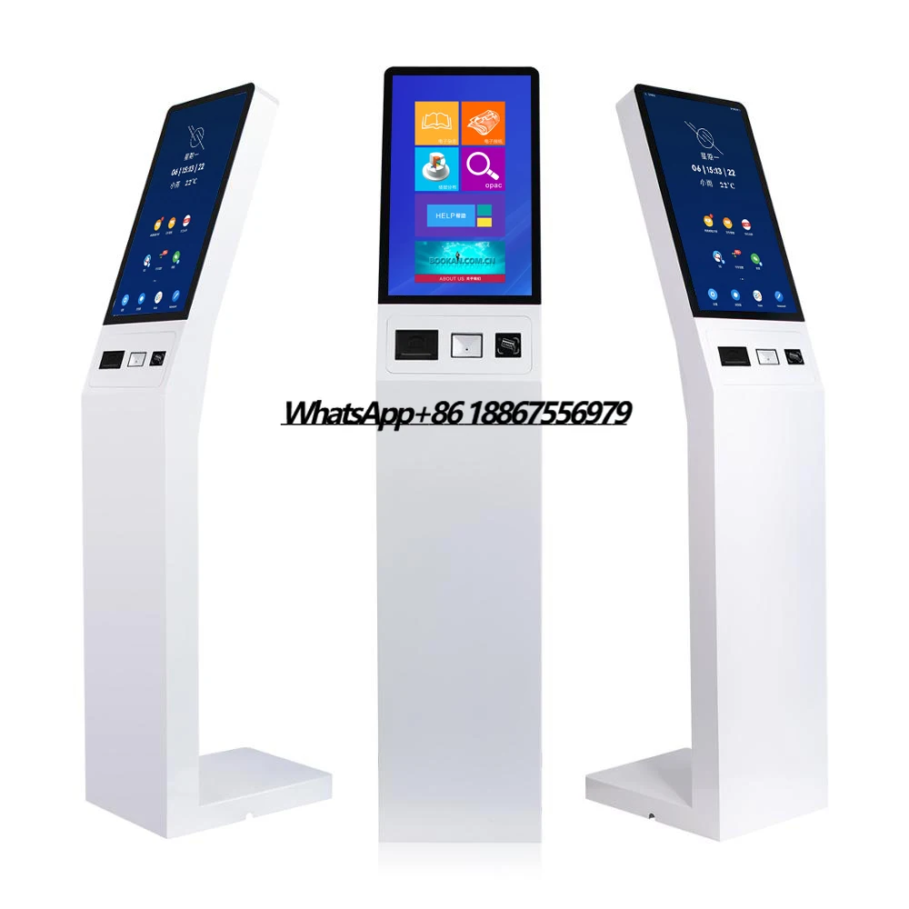 Terminal Kiosk Win11 Kiosk Payment 21.5inch Self Service Printer QR Code Scanner Rfid Reader Touch Kiosk With RS232
Terminal Kiosk Win11 Kiosk Payment 21.5inch Self Service Printer QR Code Scanner Rfid Reader Touch Kiosk With RS232