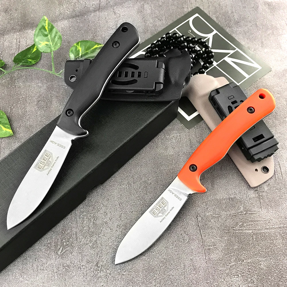 Outdoor Hiking Camping Multi-purpose Fixed Knife- ESEE AGK with Sheath D2 Steel Blade G10 Handle Fruit Knife BBQ Cutting Tool
Outdoor Hiking Camping Multi-purpose Fixed Knife- ESEE AGK with Sheath D2 Steel Blade G10 Handle Fruit Knife BBQ Cutting Tool