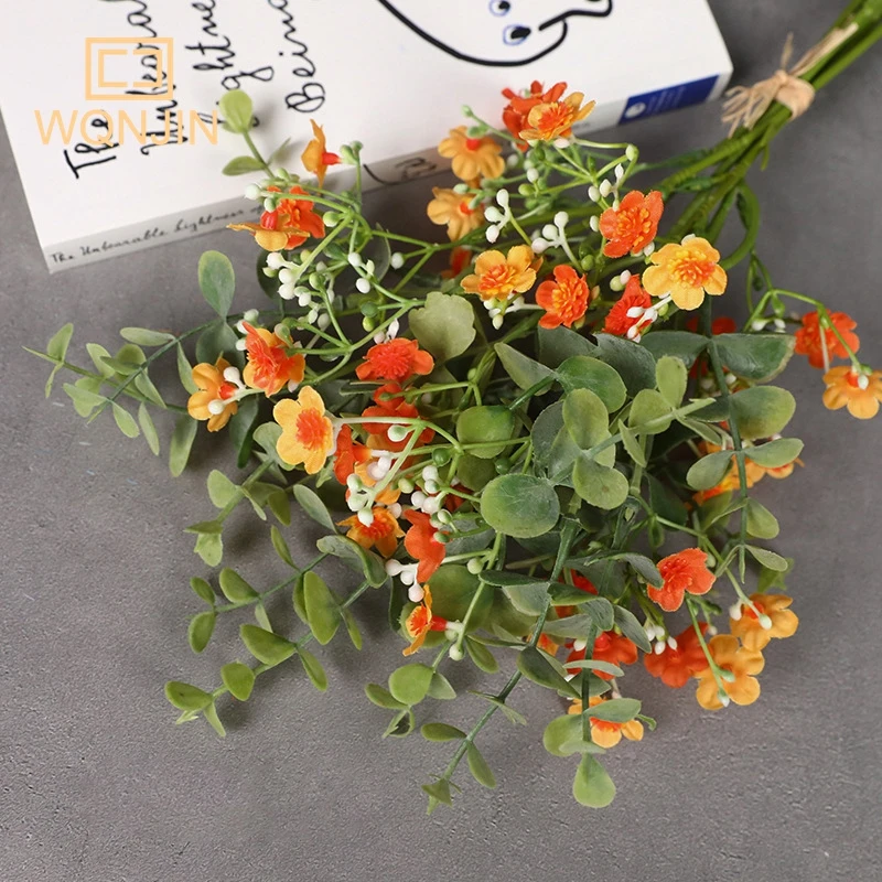 Искусственный цветок, пластиковый лист эвкалипта, детский букет для украшения дома, Свадебный букет невесты, искусственный цветок
Искусственный цветок, пластиковый лист эвкалипта, детский букет для украшения дома, Свадебный букет невесты, искусственный цветок