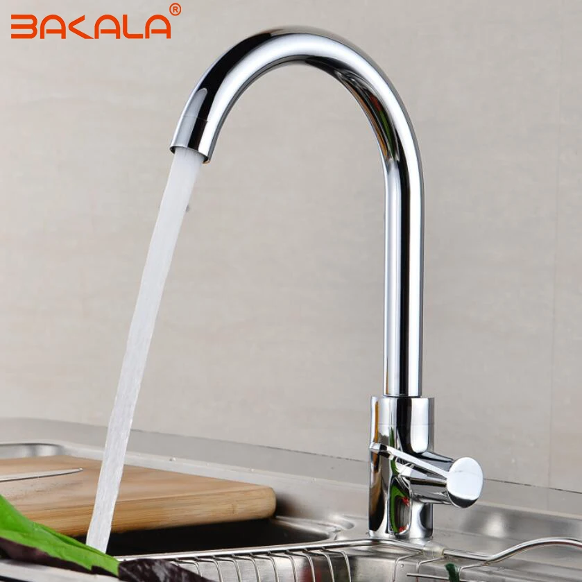 BAKALA Single hoder single hole Mounted Kitchen Bathroom Faucets 360 Degree Swivel Easy Wash for Basin Sink and Kitchen Faucet
BAKALA Single hoder single hole Mounted Kitchen Bathroom Faucets 360 Degree Swivel Easy Wash for Basin Sink and Kitchen Faucet