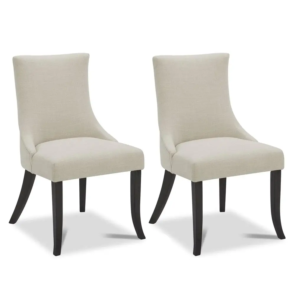 Modern High Back Dining Room Chairs Set of 2, Farmhouse Upholstered Dining Chairs, Fabric in Linen
Modern High Back Dining Room Chairs Set of 2, Farmhouse Upholstered Dining Chairs, Fabric in Linen