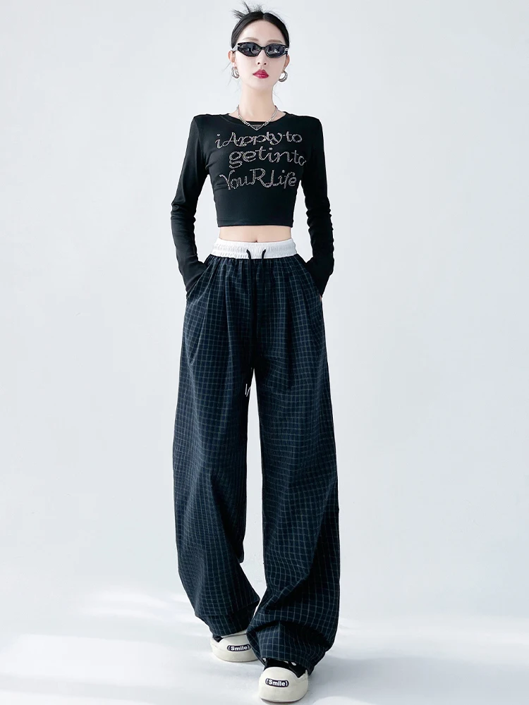 2025 New Plaid Wide-leg Pants for Women Designer Retro Loose High Waist Straight Casual Pants Korean Fashion Female Clothing
2025 New Plaid Wide-leg Pants for Women Designer Retro Loose High Waist Straight Casual Pants Korean Fashion Female Clothing