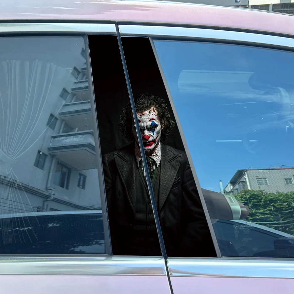 Auto Joker Funny DIY Stickers Car Stickers B-pillar Sunscreen Auto Center Column Cover Scratches Cartoon Decoration Accessories
Auto Joker Funny DIY Stickers Car Stickers B-pillar Sunscreen Auto Center Column Cover Scratches Cartoon Decoration Accessories
